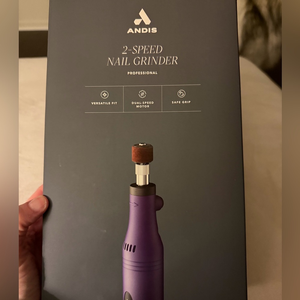 Andis Professional Nail Grinder - Vibrant Purple
